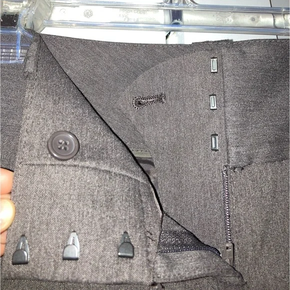 Structured gray slacks - Picture 3 of 4